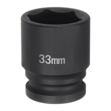6-Point Impact Socket 3/4" Drive 33mm Metric 40Cr Impact Socket