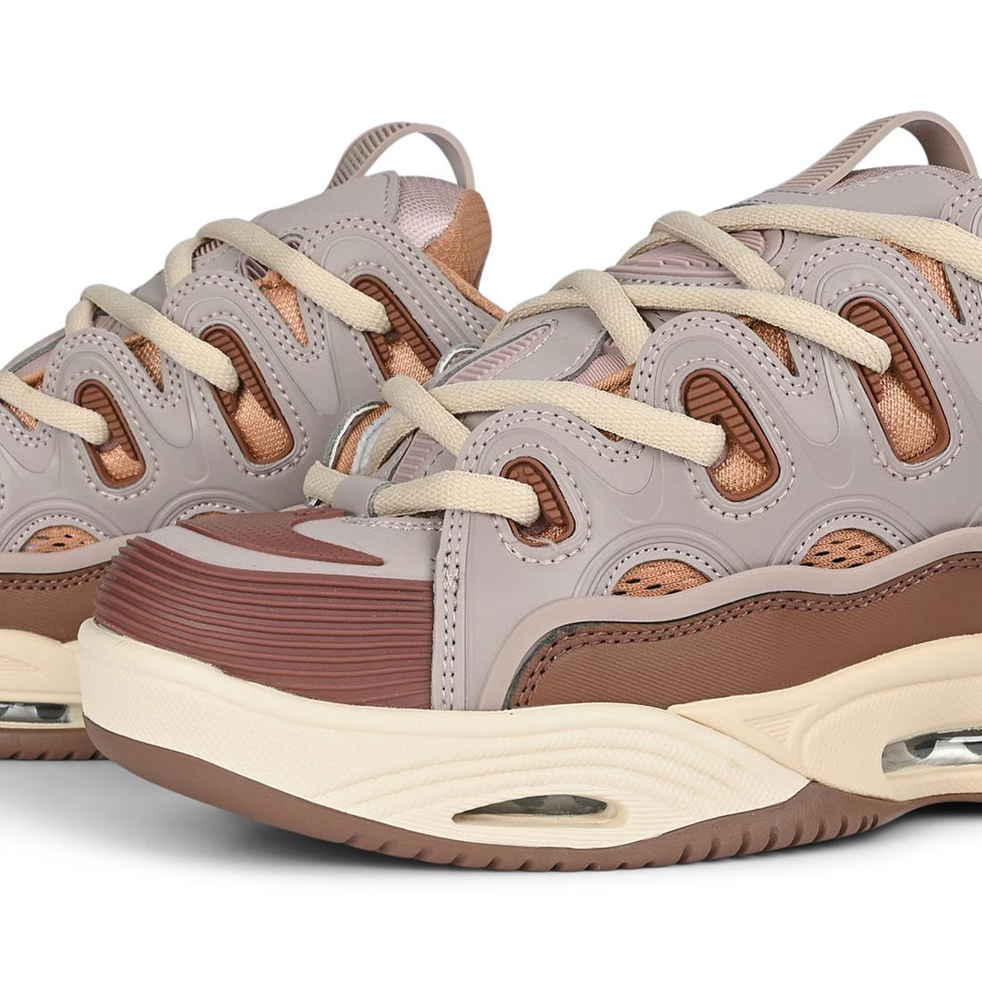Osiris D3 2001 Skate Shoes - Tan/Plum/Lilac | eBay