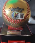 Bartolo Colon Rawlings Gold MLB Autographed Baseball Beckett Authenticated Orig