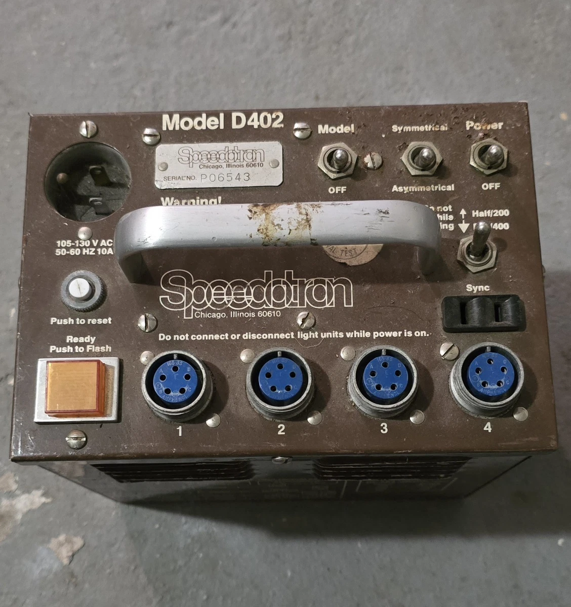 コンデンサー2000㎌ 450V Speedotron 大型ストロボ 【公式通販】