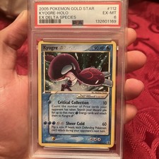 2005 POKEMON EX DELTA SPECIES GOLD STAR KYOGRE #112 HOLO PSA 6 on eBay