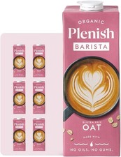 Plenish Barista Organic Oat Drink Long Life, 1L (Pack of 6)-TOMORROW DELIVERY🚛