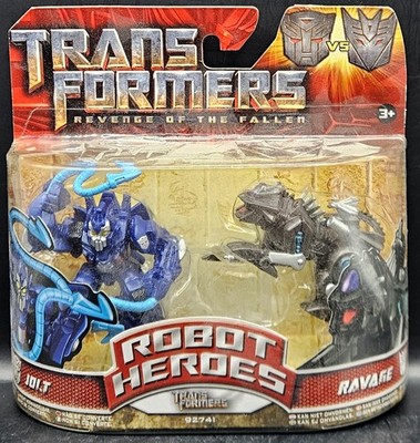 Transformers Robot Heroes Revenge of the Fallen Jolt vs. Ravage
