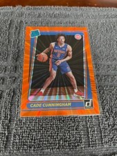 Cade Cunningham Panini Donruss Rated Rookie Holo Orange Laser  