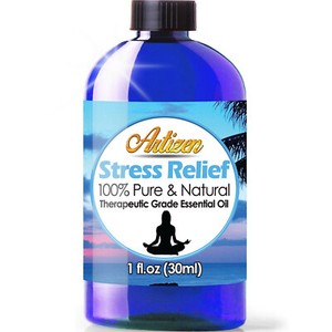 Artizen Stress Relief Essential Oil Blend (100% PURE & NATURAL - UNDILUTED) 1oz - Click1Get2 Offers