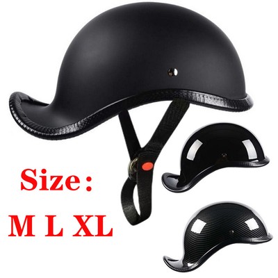 ABS Motorcycle Helmets Baseball Cap Style Motorbike Novelty Half