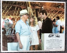 Farrah Fawcett - 2 x cartes lobby Sunburn + 2 puzzles Charlie's Angels laminés