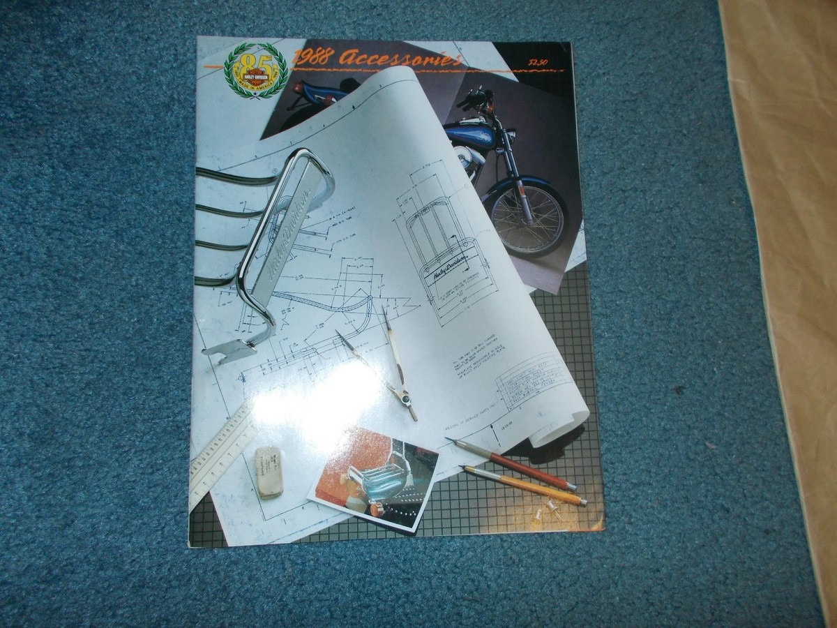 1988 HARLEY-DAVIDSON MOTORCYCLE PARTS & ACCESSORIES BROCHURE