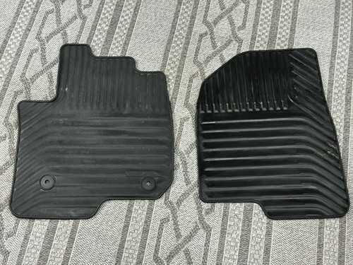 2019-2021 Chevy Silverado CREW Cab Front Only All Weather Floor Mats Black 0837