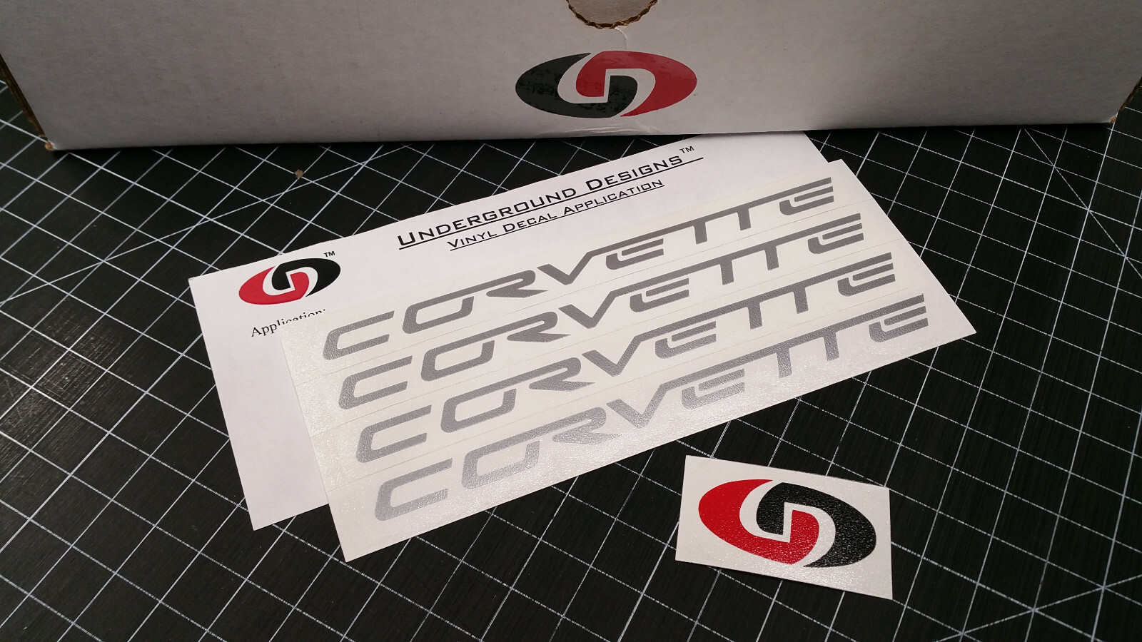 Corvette Wheel Decals (4pk) Racing Engine Caliper Sticker C4 C5 C6 C7 C8 LSX LTX - Picture 4 of 14