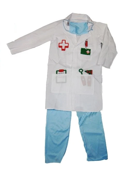 Niños Niñas Doctor ER Hospital Vestido Elegante Disfraz Chaqueta Pantalones Ajuste 5-7 Años Foto 2 de 3