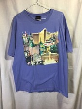 Las Vegas MGM/Mirage Blue XL Cotton T Shirt T16