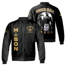 Customized Masonic PHA Riding The Goat Bomber Jacket S-5XL