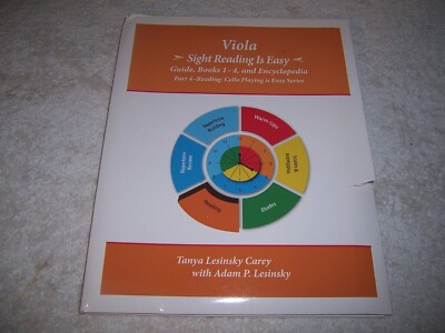 Viola Sight Reading Is Easy Guide Books 1 - 4, and Encyclopedia