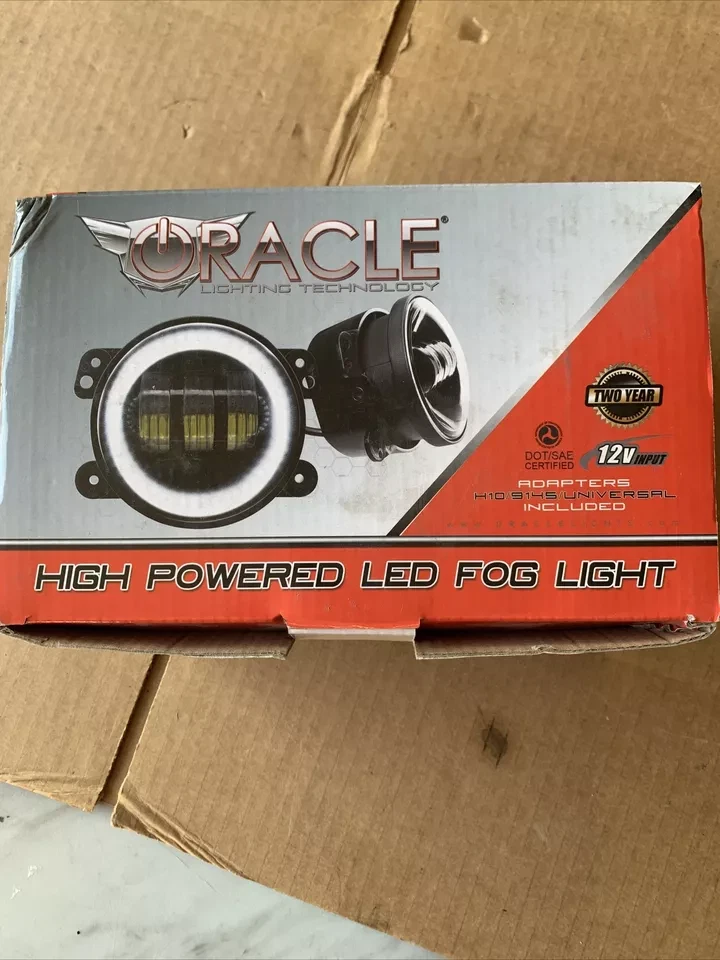 Luces antiniebla LED de alta potencia Oracle 5775-003 ROJAS para Jeep Wrangler JK 07-15 Foto 3 de 4