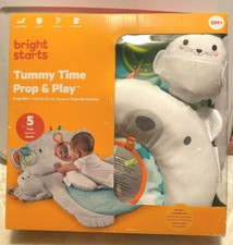 bright starts two can play tummy time playmat