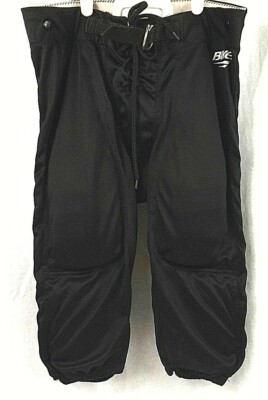 Bike Youth Football Pant & 7 Piece Pad Set Black Youth Large