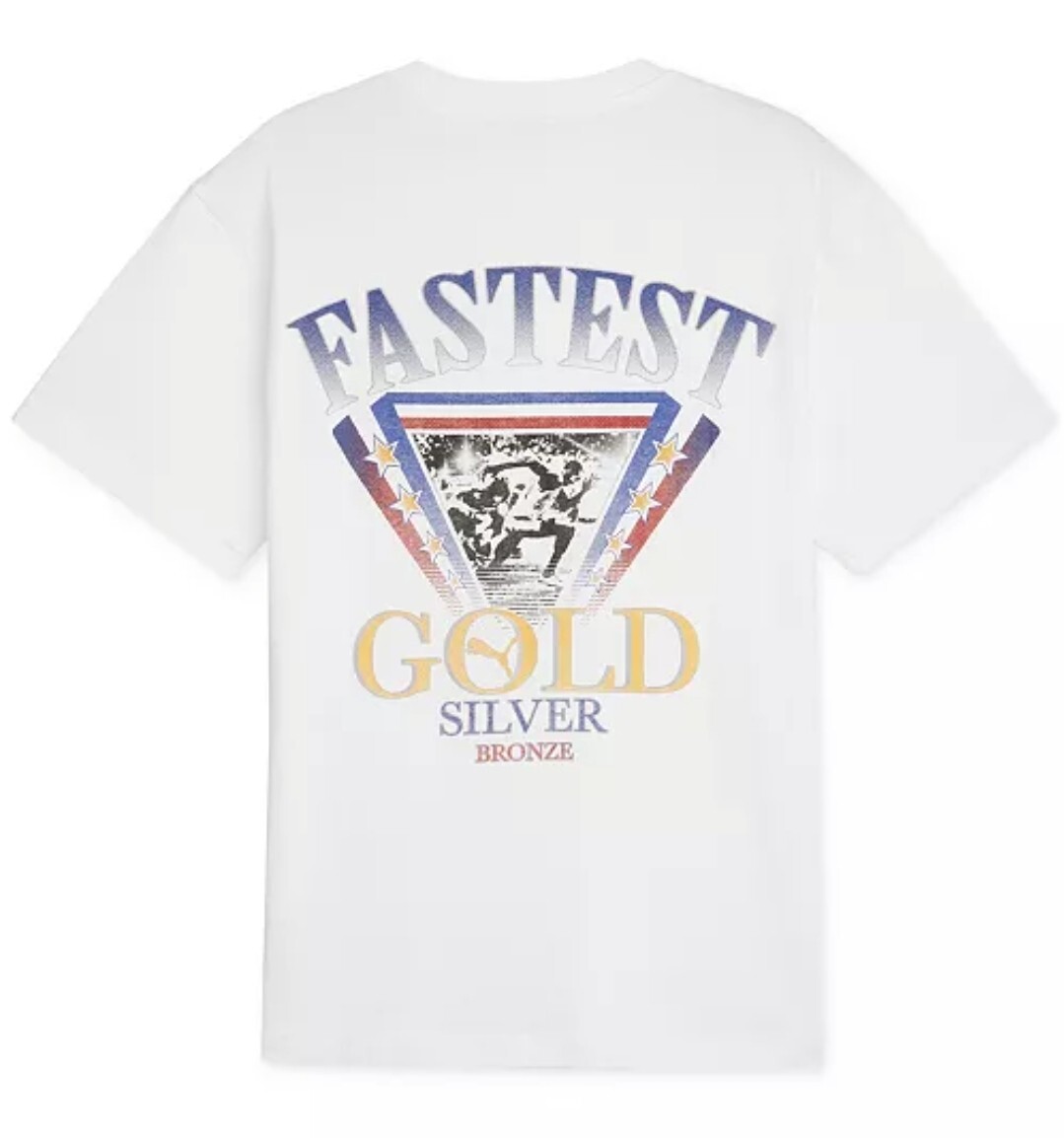Puma Men's Fastest Gold Short-Sleeve Graphic T-Shirt Color