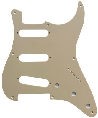 For US Fender 57' 8 Sctew Stratocaster Strat Guitar Pickguard Vintage Yellow