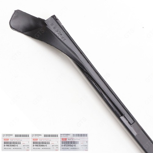 Set Front Windshield Reveal Molding Seal Rubber For Isuzu D-Max Dmax 2003 2010 - Picture 8 of 9