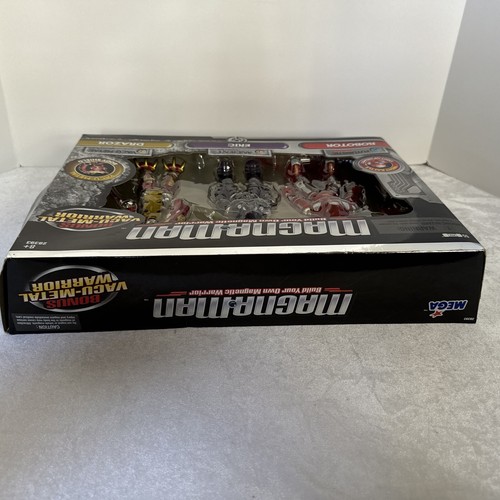 MagnaMan Vacu-Metal Warrior 3 Pack No. 28393 Mega Brand 2006 RARE SEALED - Picture 10 of 20