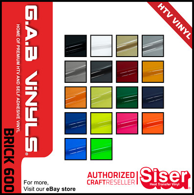 Mini Rollen-Siser Easyweed Brick 600 PREMIUM HTV Vinyl UK zum Aufbügeln 300 mm x 500 mm