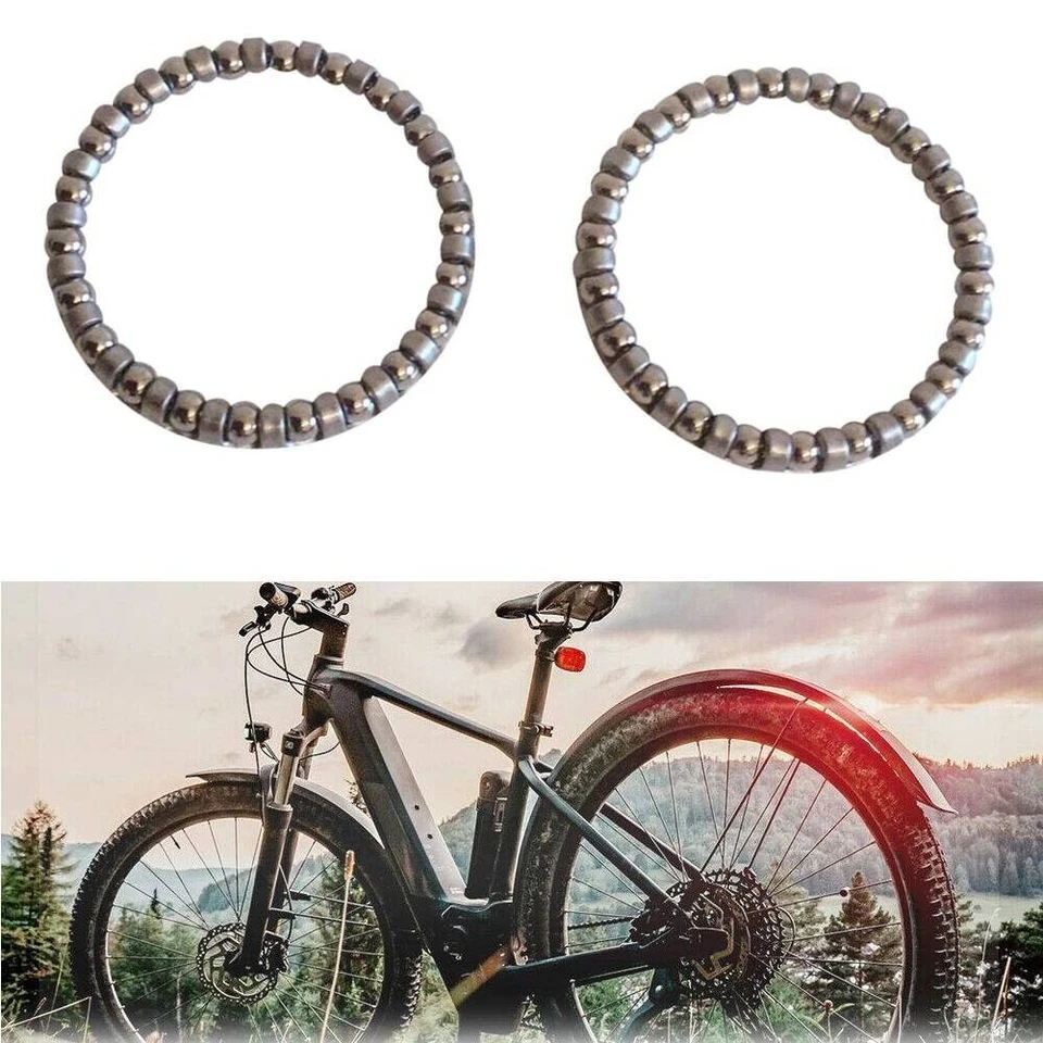 Bike Ball Bearing Parts Crankshaft Wheel MTB Threaded Headset Bicycle 1 1/8'' - Image 2 of 4