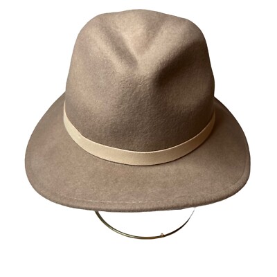 Banana Republic Beige Wool Fedora Hat S/M New | eBay display picture 1