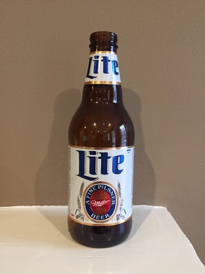 Vintage Miller Lite Beer Bottle Empty Ebay
