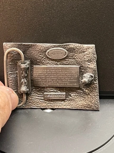 VRHTF NHRA "HEBILLA DE CINTURÓN DE COLECCIÓN RARA ASOCIACIÓN NACIONAL HOT ROD" EXCELENTE ESTADO Foto 2 de 3