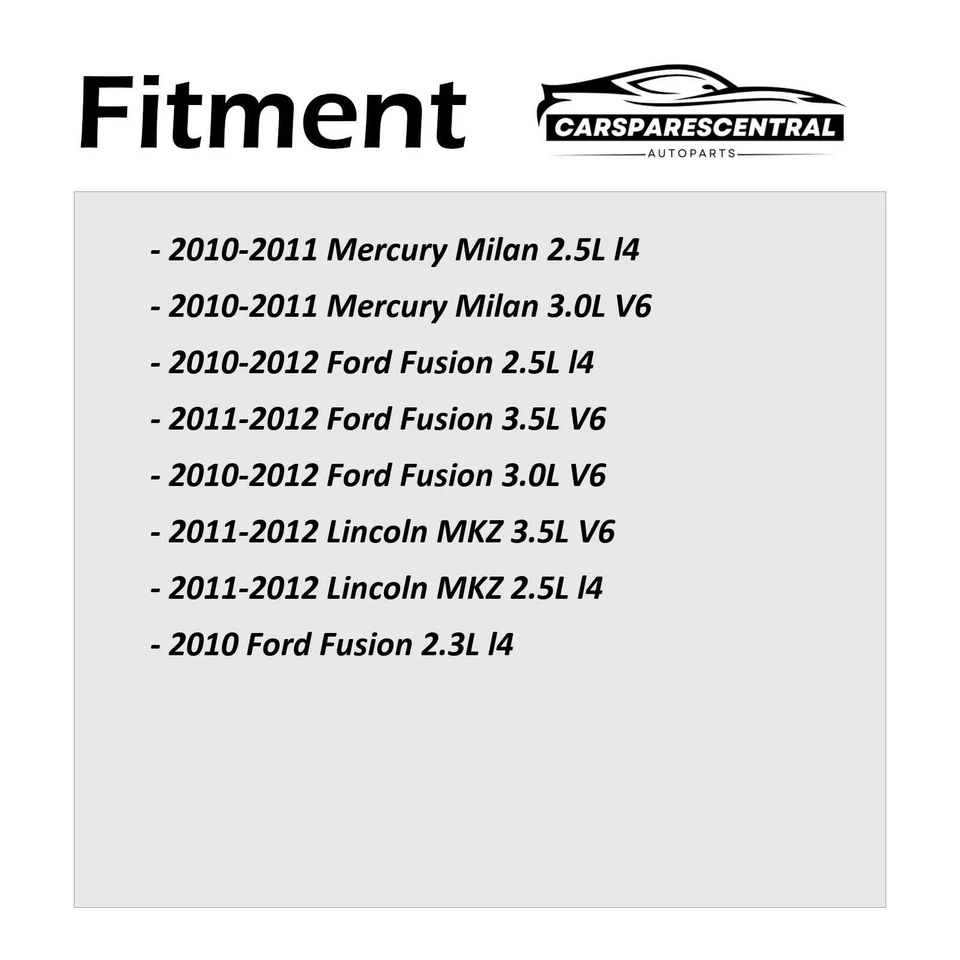 4x Kit de eslabones de barra estabilizadora delantera trasera para Lincoln MKZ 2011-2012 3,5 L Foto 2 de 4