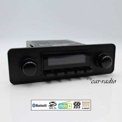 Retrosound Black 1 Bluetooth Radio DAB+ Retro Autoradio AUX-IN MP3 Motor-1DAB-1