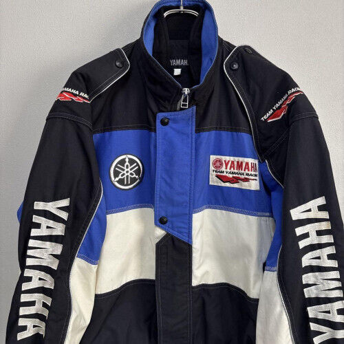 YAMAHA Racing YAMAHAmotorRACING Jacket Blouson Blue Black L YAMAHA Racing YAMAHAmotorRACING Jacket Blouson Blue Black L