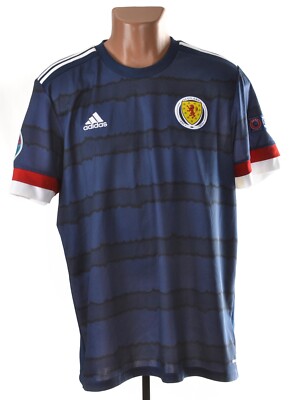 SCHOTTLAND NATIONALMANNSCHAFT 2020/2022 HEIM FUSSBALLTRIKOT ADIDAS GRÖSSE XL ERWACHSENE