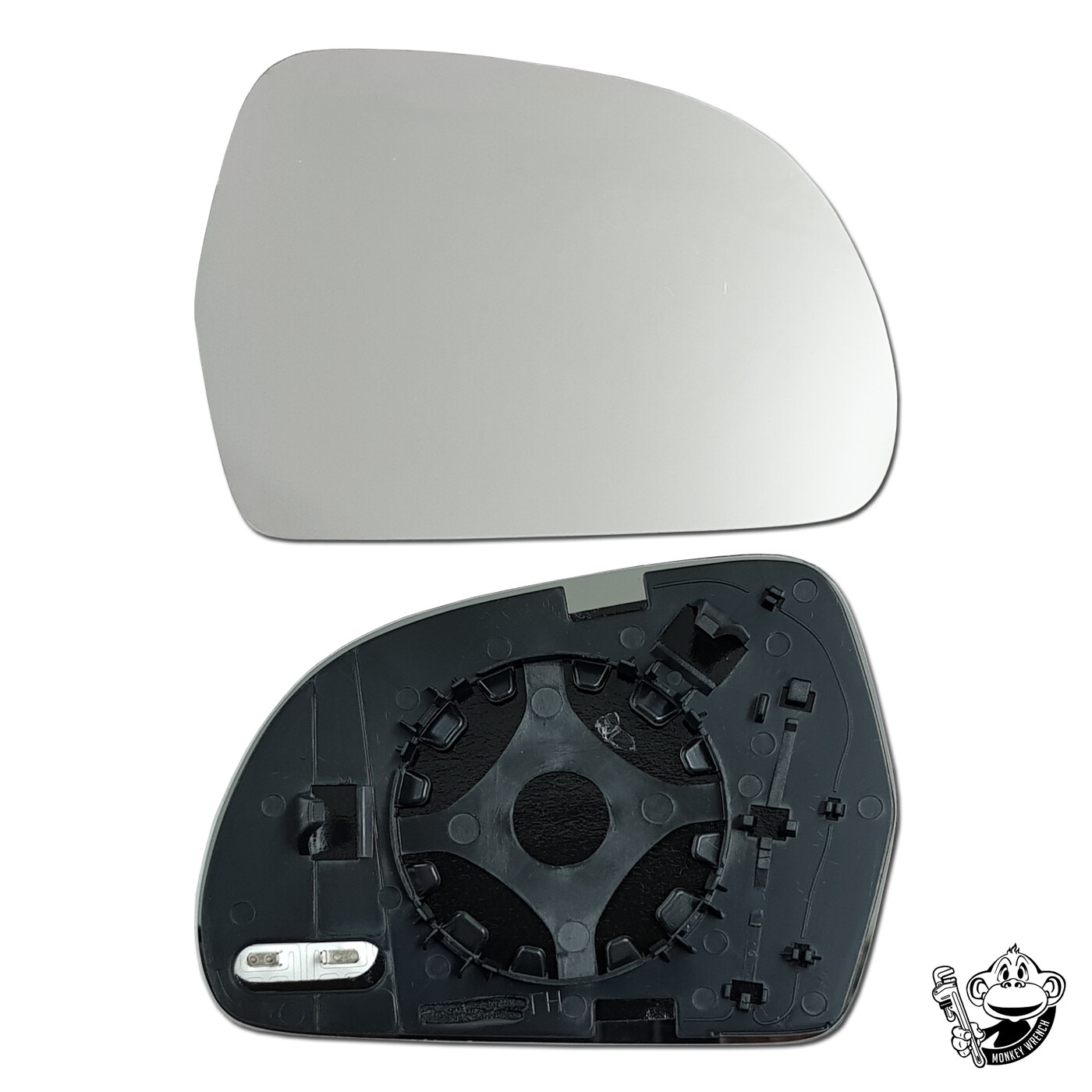 fits AUDI A3 S3 DRIVERS SIDE (RIGHT) WING MIRROR GLASS HEATED 8P 2008