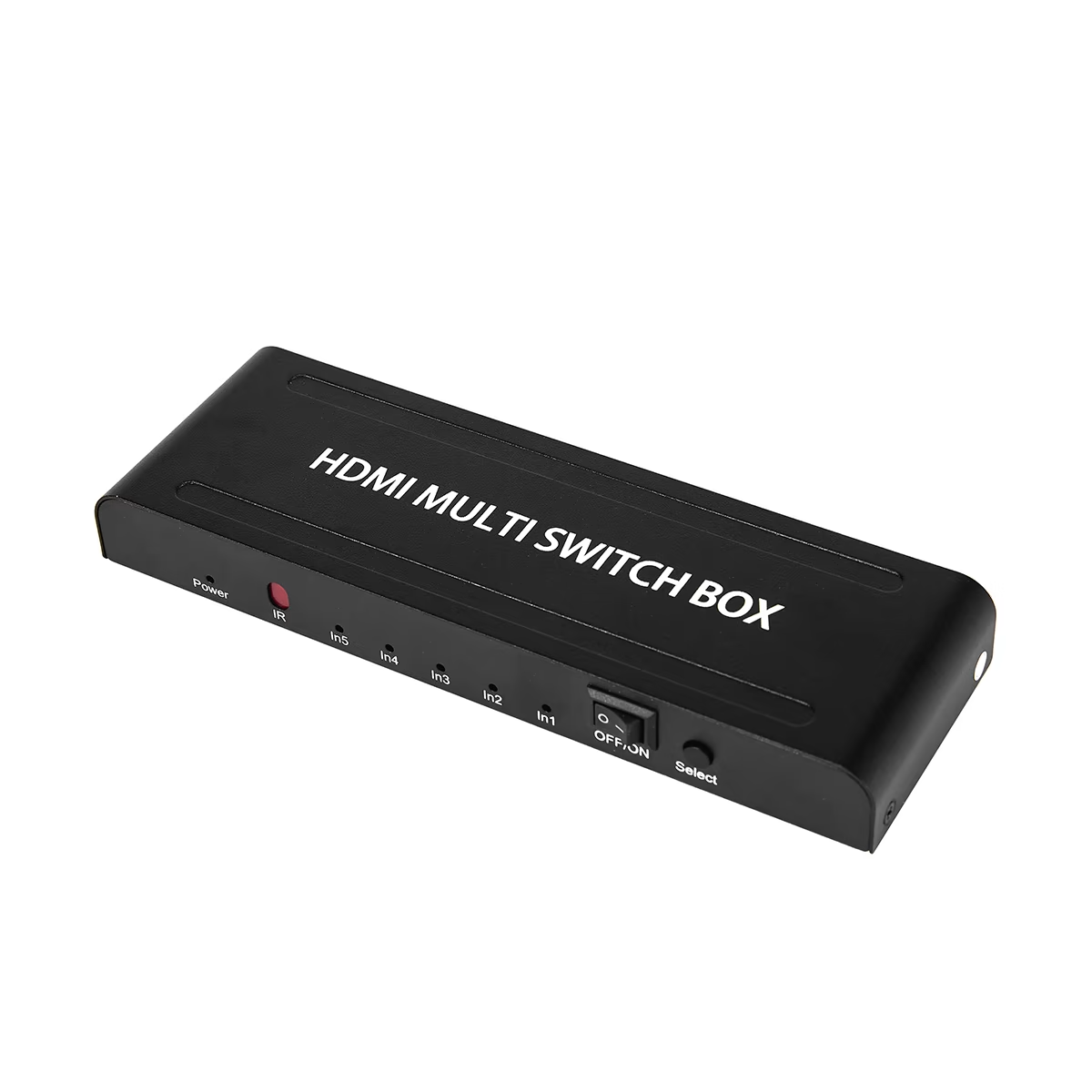 5 Port 4K HDMI Splitter Auto Switch Hub HD 1080p Selector Remote Power