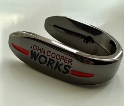 JCW Gun Grey Colour Alloy Car Key Fob Case Cover MINI Cooper F54 F55 F56 F57 F60