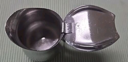Oneida 18/8 Stainless Steel Creamer Bowl with Lid Japan 3.5" 6 oz - Picture 3 of 5