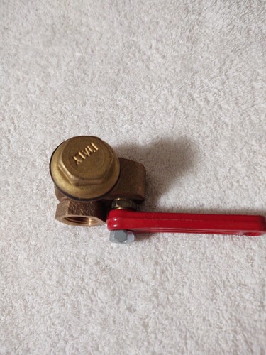 New 1/2" NPT 200 WOG Quick Opening Gate Valve Brass Lever Operated BR01041419 - Picture 2 of 6