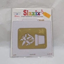 Flower, Planted Daffodil  -  Sizzix Brass Embossing Plate Folder 38-9537