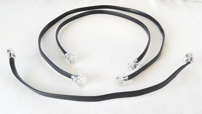 3 Kabel versch. Längen 25, 35 und 50 cm LEGO Mindstorms Roboter EV3; NXT 10307