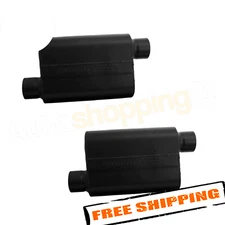 Flowmaster 943048 Set of 2 3.00 Offset In/Out Super 44 Series Chambered Mufflers