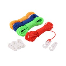 Apartment Camping Nylon Windproof Clothesline Clothes Sock Rope String Line 4pcs