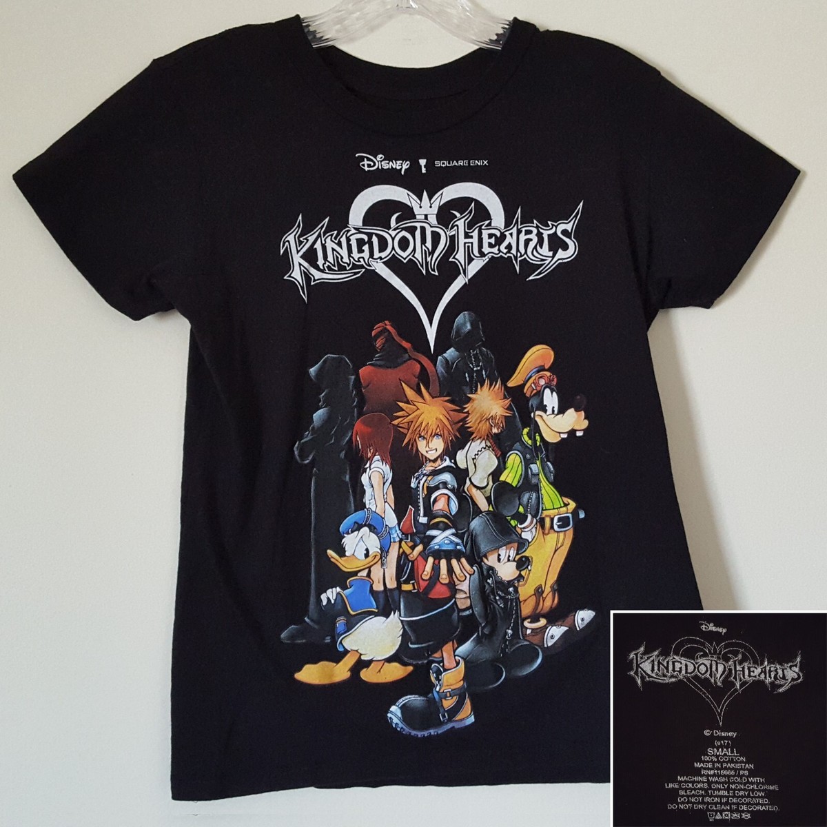 Disney Kingdom Hearts 2 Video Game Promo Women's S T-Shirt Disney Kingdom Hearts 2 Video Game Promo Women's S T-Shirt