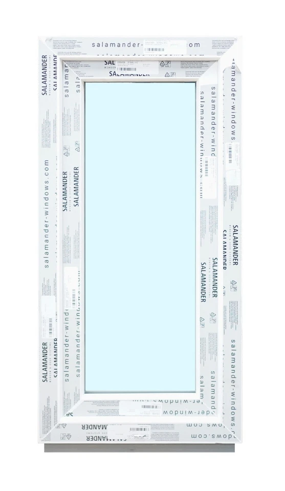 ABC - FENSTER Kunststofffenster Fenster Salamander, 50x100 cm bxh, weiß