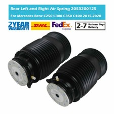2x Rear Air Suspension Spring Bag Fit Mercedes Benz C-Class W205 S205 C205 2013-