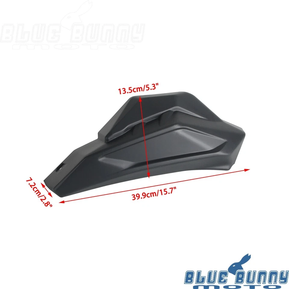 Black Rear Cage Trim Plastic Cover Shield Guard For Can-Am Maverick X3 2017-2023 - Image 2 of 4