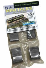 Monroe Models 2108 HO Scale Weathered Railroad Tie Stacks 4 per pack. 5 offer