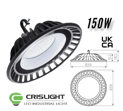 LED UFO, High Bay 150W / 13500lm Lager Industrie Leuchten