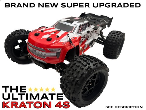 ARRMA KRATON 4S BLX SUPER UPGRADED ARTR RTR TRAXXAS MAX NOTORIOUS GRANITE